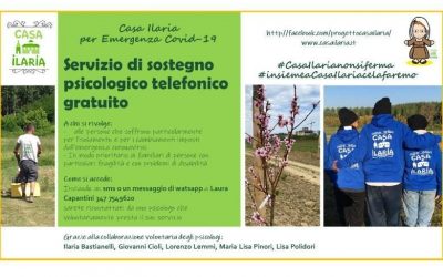 Sostegno psicologico gratuito #Casailarianonsiferma