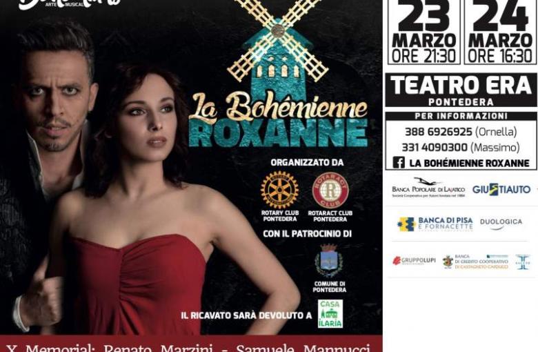 Serata spettacolo “La Bohémienne Roxanne” per Casa Ilaria