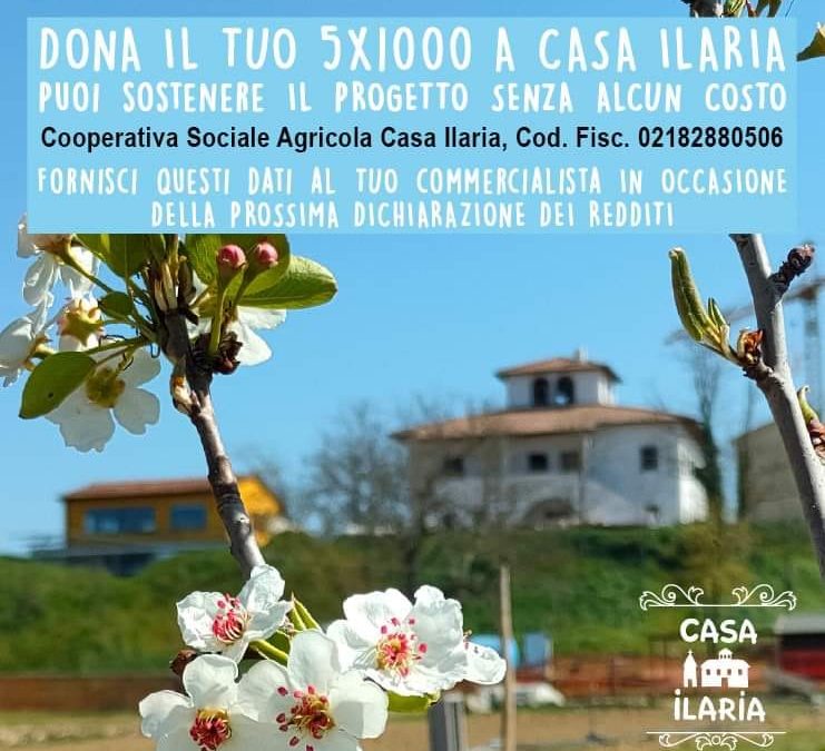 Dona il tuo 5×1000 a Casa Ilaria